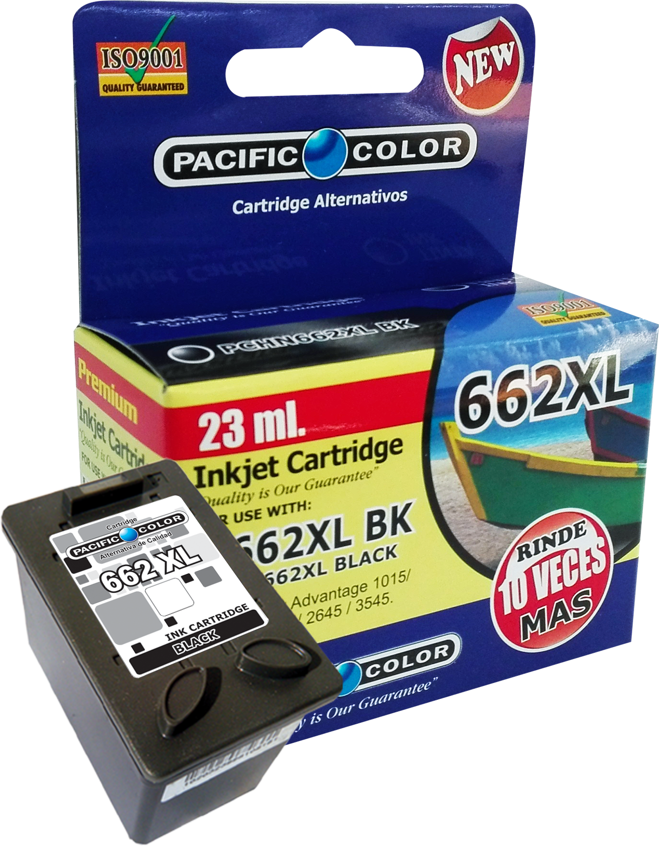 HP 662 XL Negro Tinta Alternativa