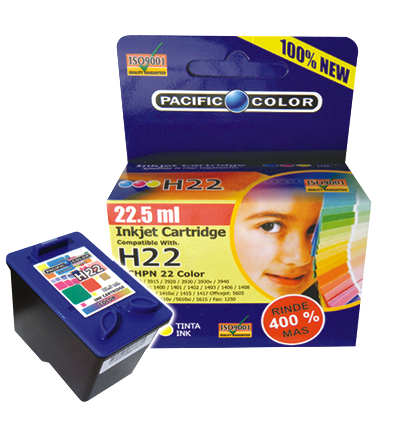 HP 22 Color Tinta Alternativa