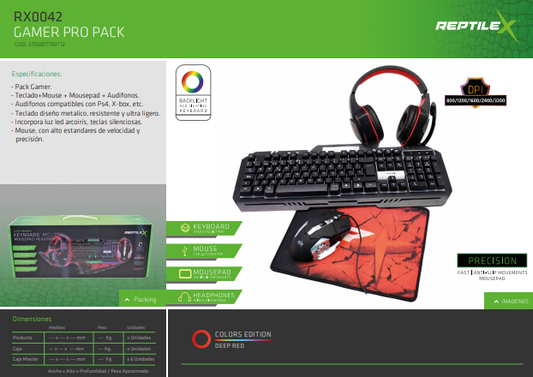 Gamer Pro Pack - RX0042 - Reptilex