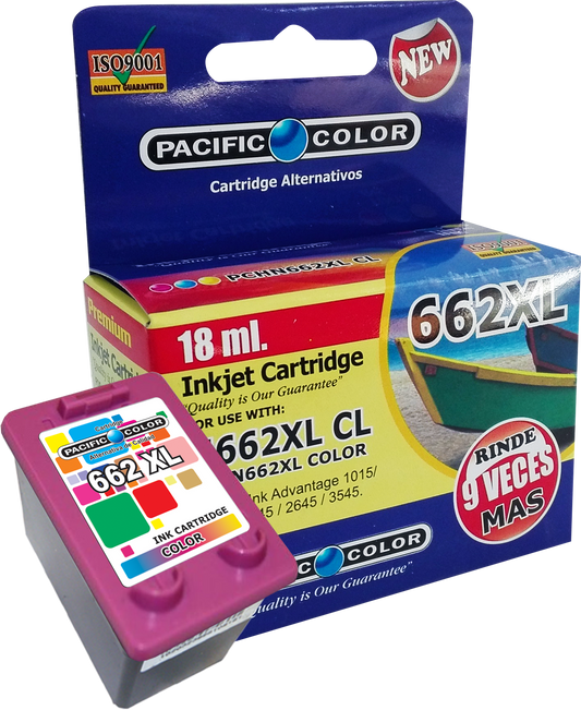 HP 662 XL Color Tinta Alternativa