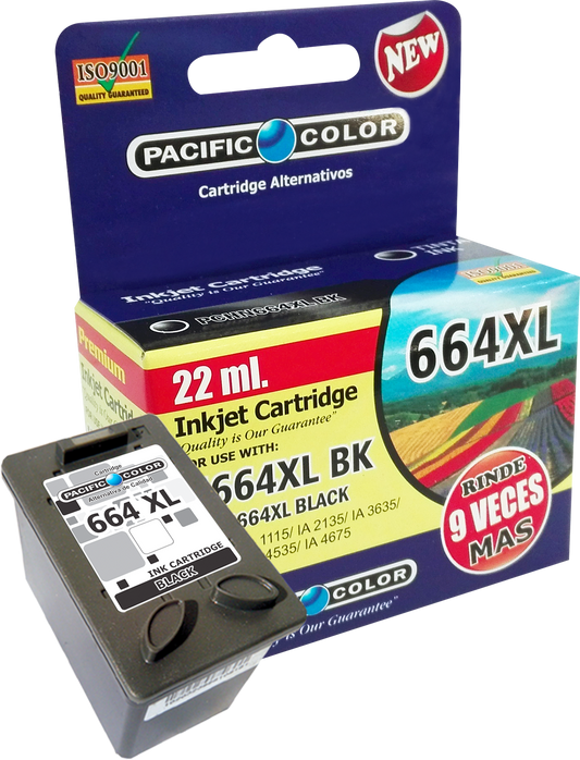 HP 664 XL Negro Tinta Alternativa