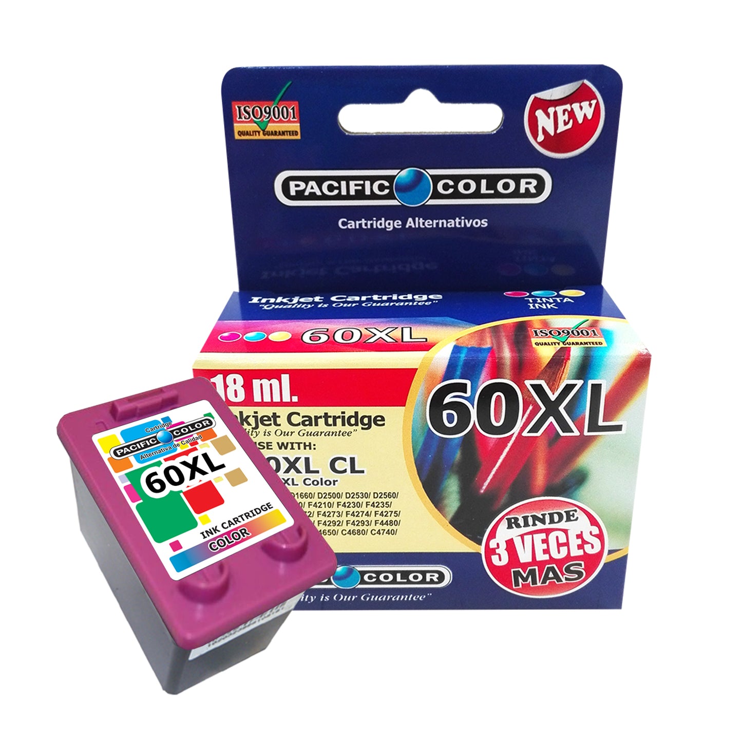 HP 60 XL Color Tinta Alternativa